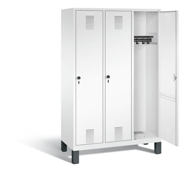 C+P Evolo locker, H1850xB1200xD500mm, kleur: verkeerswit, 48010-32 S10315