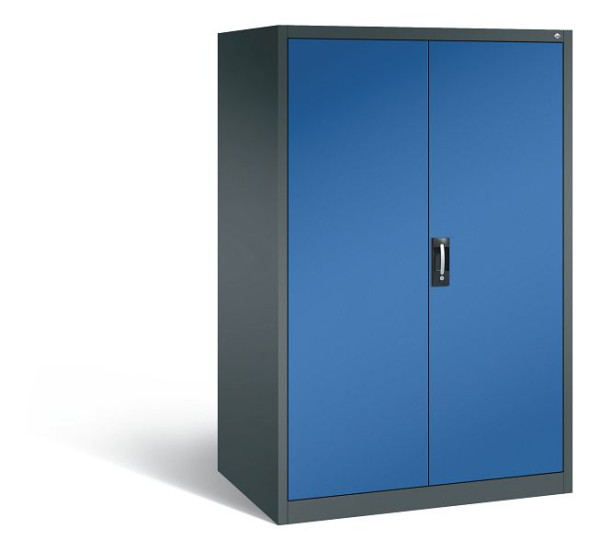 C+P gereedschapskast Acurado, H1950xB1200xD800mm, kleur: antracietgrijs / gentiaanblauw, verzonken handgreep, 8934-00 S10244