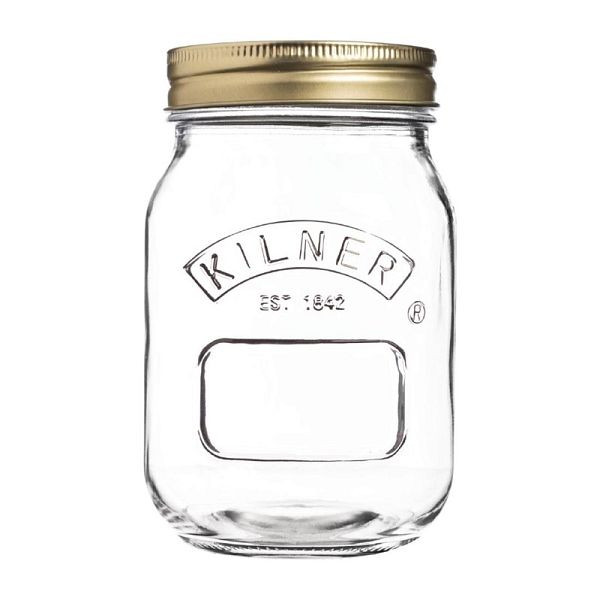 Kilner glazen pot met schroefdop 500ml, GG785