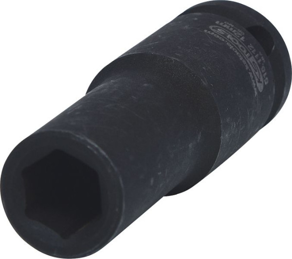 KS Tools 1/2" slagdop, zeskant, lang, 12 mm, 515.1112