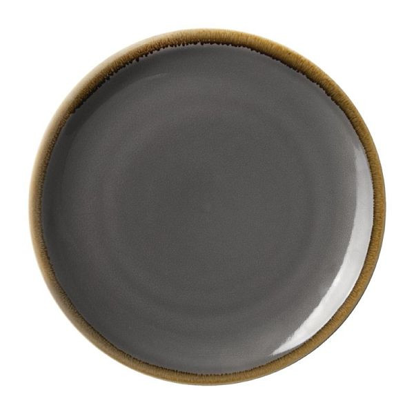 Olympia Kiln coupe bord smoke 22,8cm, VE: 6 stuks, HC387