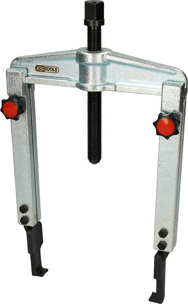 KS Tools universele sneltrekker 2-armig met extreem slanke en verlengde haken, 25-130mm, 200mm, 2,5t, 620.0066