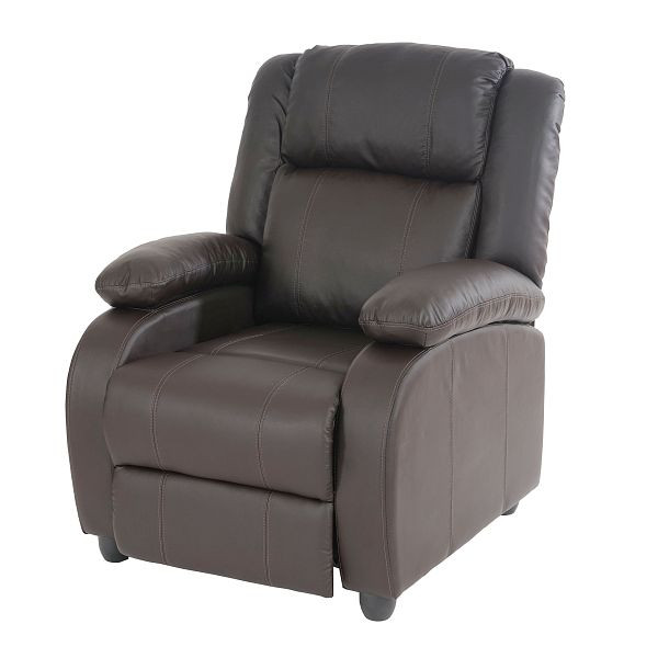 Mendler TV fauteuil fauteuil fauteuil fauteuil Lincoln, kunstleer, koffie, 31578