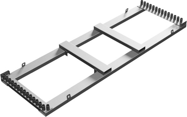 Schaken opslag- en transporttraverse voor bouwhekken, voor 29 stuks bouwhekken, 3B211