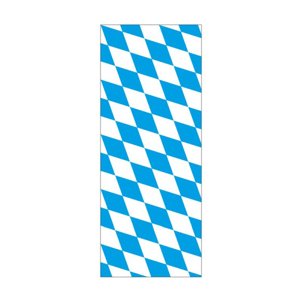 Stein HGS HGS Beierse staatsvlag (ruiten zonder wapen), 400 x 150 cm (staand formaat), met karabijnhaak, FlagTop 110 g/m², voor vlaggenmasten vanaf 8 m, met ajoursteek voor Ø 4 cm giek, 26174