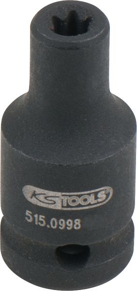 KS Tools 1/4" Torx E-stopcontact, kort, E4, 515.0998