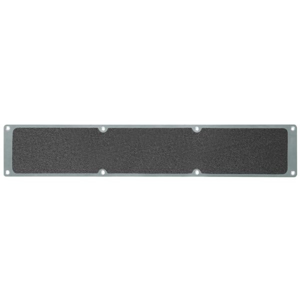 Meelbroek antislipplaat aluminium met m2 antislipcoating, universeel zwart 114x1000mm, APM1SF2