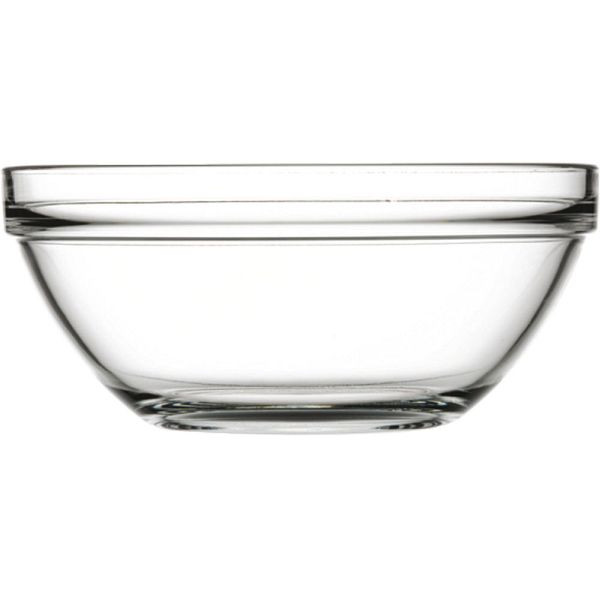 Stalgast glazen schaal, Ø 262 mm, hoogte 113 mm, 3,7 liter, VE: 6 stuks, KG2302262
