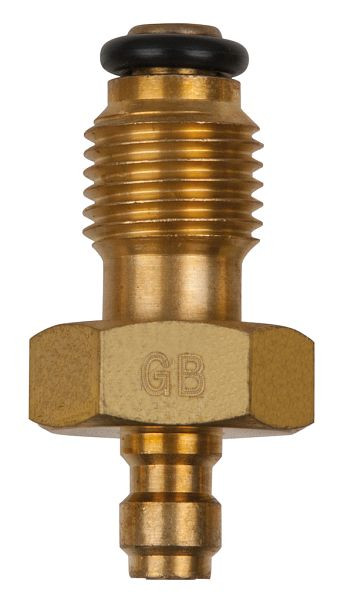 KS Tools adapterstuk M14x1,5 buitendraad en 1/4" slangaansluiting met afdichtring, 150.2343