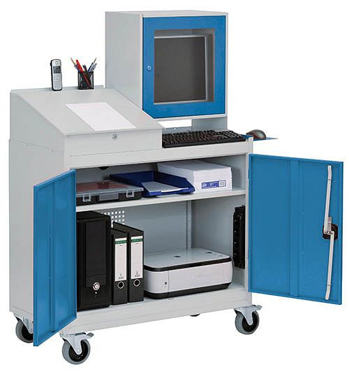 Bedrunka + Hirth computerwagen 110-4, 1000 x 500 x 1575 mm, 04.180.C06