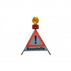 NESTLE waarschuwingspiramide 90cm WAPY 90RG, zwaar frame met veermechanisme, retro gele folie, sigaret, 19207001
