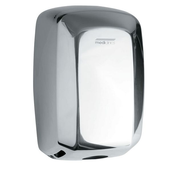 Mediclinics handdroger Machflow Plus (HEPA-filter), roestvrij staal, glanzend, M09AC-FIL