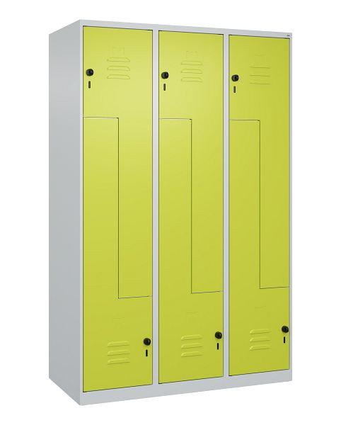 C+P Z-Spind Classic PLUS, 6 Abteile, 1850x1200x500mm, 7035/0024, Drehriegel, 080003-326 S10001