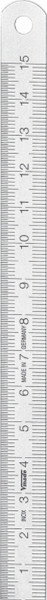 Vogel Germany stalen meetlat, type B, 2000 x 18 x 0,5 mm, aflezing van links naar rechts, 1012020200