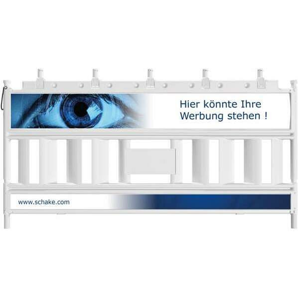 Schake EURO2 slagboom KLANTLOGO, 33420KA-W-LOGO