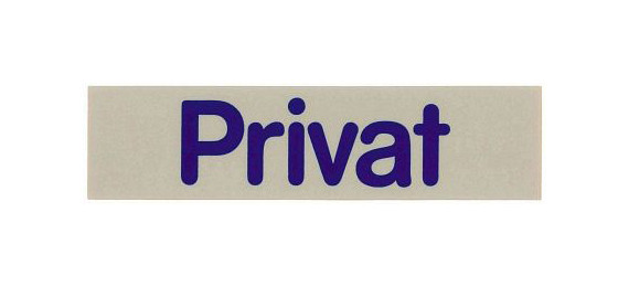 Contactwoordteken PRIVAT, 7673/017