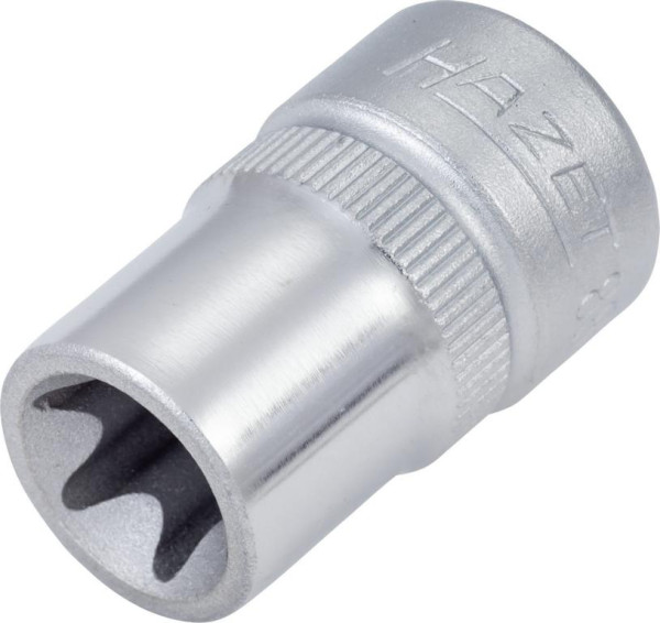 Hazet TORX® dopsleutelinzet, hol vierkant 10 mm (3/8 inch), buiten TORX® profiel, E12, met karteling, 880-E12