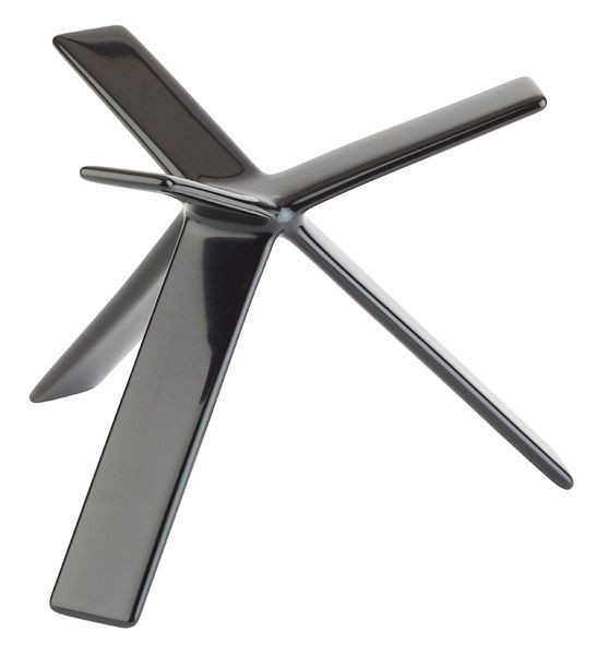 APS buffetstandaard -STAR-, hoogte: 12 cm, metaal, zwart gecoat, voorzien van antislip rubberen coating, 33261