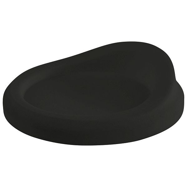 APS deksel -TO GO-, Ø 8,5 x 2,5 cm, polypropyleen, zwart, 48 stuks, 66917