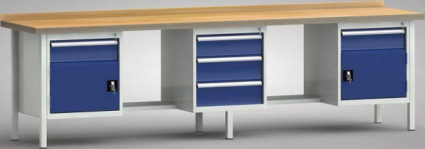 KLW Standaard - Werkbank - 3000 x 700 x 840 mm, WS462N-3000M40-E2091