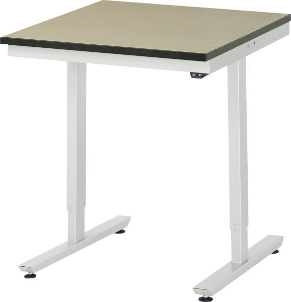 RAU werktafel serie adlatus 150 (elektrisch in hoogte verstelbaar), MDF werkblad, 750x720-1120x800 mm, 08-AT-075-080-F