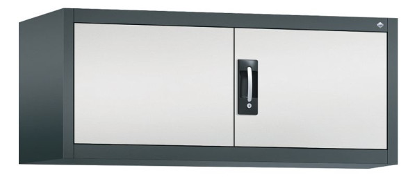 C+P Flügeltürenschrank Acurado-900, H500xB1200xT500 mm, Anthrazit/Grau, 9484-000 S10284