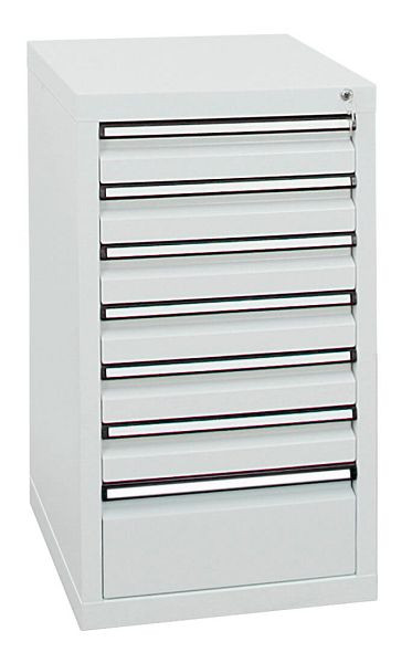stumpf ladekast serie STS 410, RAL 7035/7035, 7 laden (6x100, 1x200 mm), 7101207