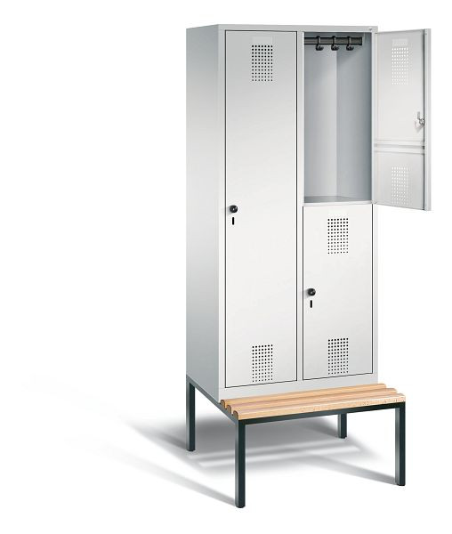 C+P cijferslot Evolo, H2090xW810xD815mm, kleur: lichtgrijs, 48650-22 S10022