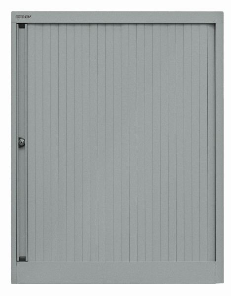Bisley rolluikkast EuroTambour, 2 planken, 2,5 OH, rolluik zilver, body zilver, ET408102SSL355