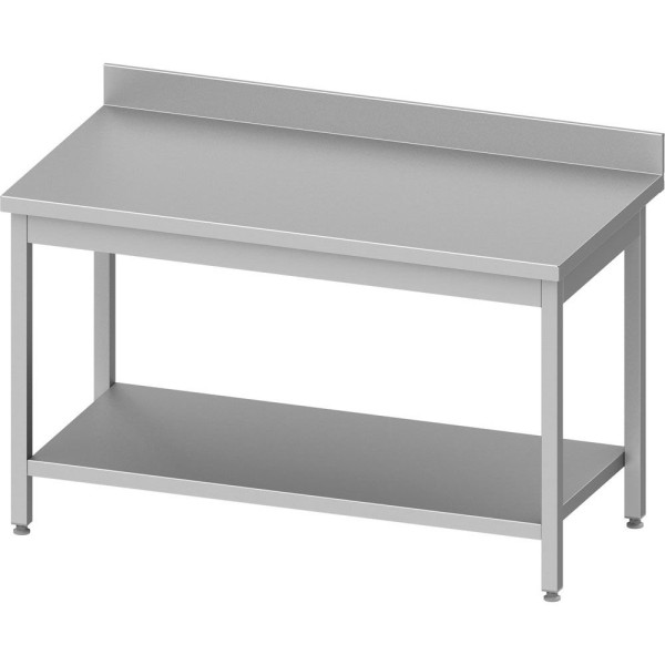 Stalgast werktafel ECO met onderstel 800x700x850 mm, met opstand, zelf te monteren (AISI201), DAT08762A