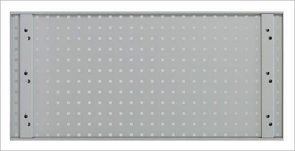 ADB geperforeerde plaat, afmeting: 987x456mm, kleur: grijs, RAL 7035, 23002