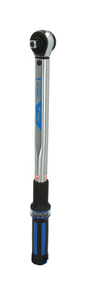 Brilliant Tools Momentsleutel 1/2" met draaiknop, omschakelbare ratelkop, 20 - 200 Nm, BT141901