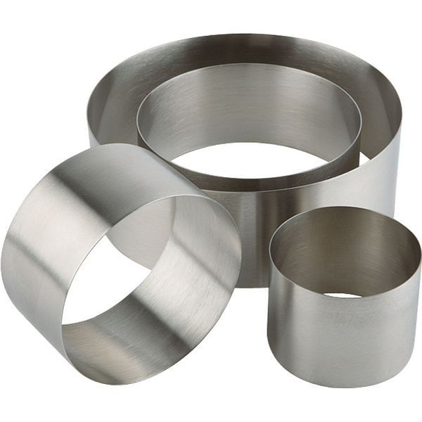 Stalgast Schaumspeise-Ring, Ø 12 cm, Höhe 4,5 cm, BK0102120