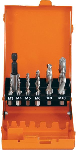 Projahn combi tapbitset HSS-G 7 delig M3-M10, 91019