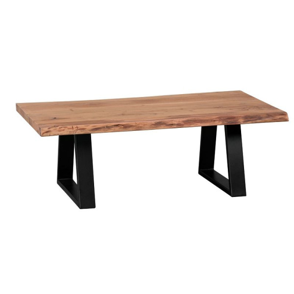 Wohnling salontafel GAYA van massief acaciahout, 115 x 40 x 60 cm in landhuisstijl, WL1.828