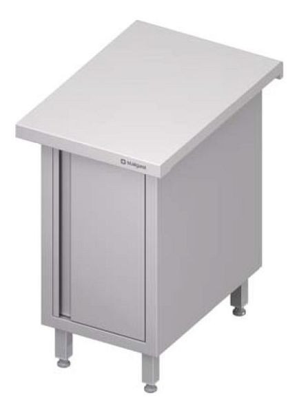 Stalgast neutrale uitvoering "Free Flow" met draaideuren 800x735x880 mm RVS deksel, FF08123
