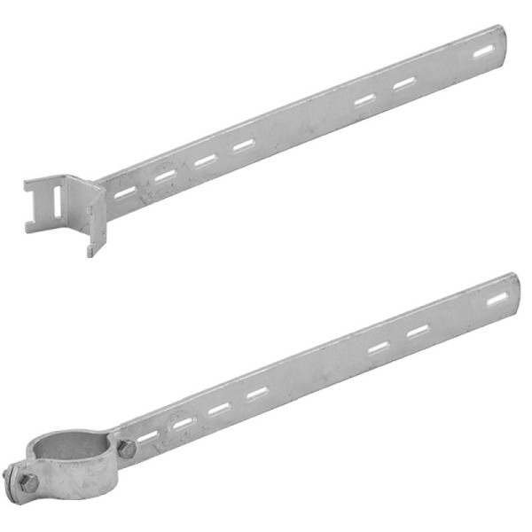 Stone HGS klem als vlaggenhouder, Ø 60 mm, inclusief schroeven en moeren voor bevestiging van de klem aan de paal, r-a195