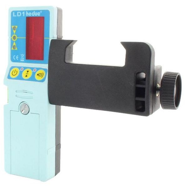 hedue Laser-Empfänger LD1, Abmessungen 165 x 50 x 26 mm, Arbeitsradius 50 m, Arbeitsbereich 100 m, L242