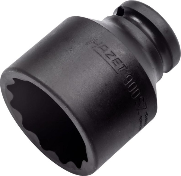 Hazet impact, machine schroevendraaierdop, dubbele zeskant, hol vierkant 12,5 mm, 34 mm, 900SZ-34