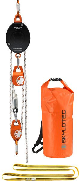 Skylotec GORDON katrolsysteem KIT, configuratie: 1: 3, Länge: 45m, SET-402-3-45