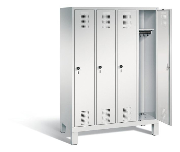 C+P schoolkluis Evolo, H1650xB1190xD500mm, kleur: lichtgrijs, 480106-40 S10029