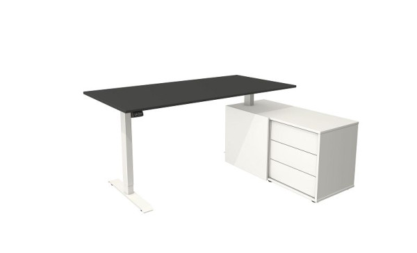 Kerkmann complete werkplek Move 1, wit/antraciet, 10216313