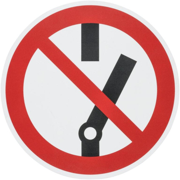 Hazet Waarschuwingsbord "Hybride schakelaar", 200-2