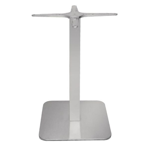 Bolero vierkant tafelonderstel RVS 68cm hoog, GK993