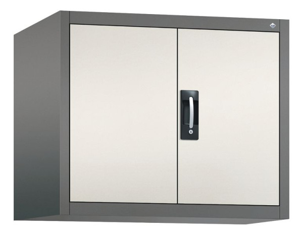 C+P bovenkast Acurado, H790xW930xD600mm, kleur: vulkaangrijs / parelwit, verzonken handgreep, 9295-000 S10004