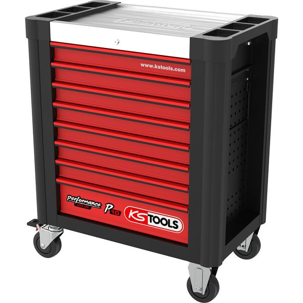 KS Tools PERFORMANCEplus werkplaatswagen P10 met 8 laden, 873.0008
