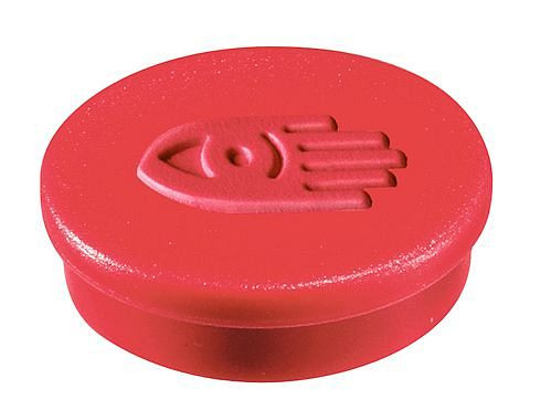 Legamaster magneten 20mm rood, VE: 10 stuks, 7-181102