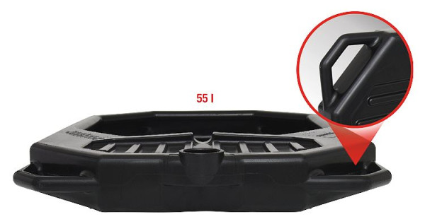 KS Tools opvangbak 55 liter, extra plat, 1030x724mm, 150.9358