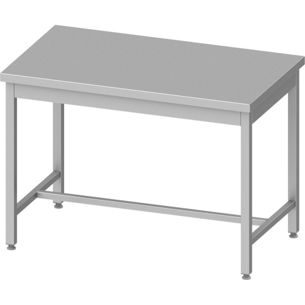 Stalgast werktafel ECO zonder onderstel 800x700x850 mm, met schoren zonder opstand, zelf te monteren (AISI201), DAT08761