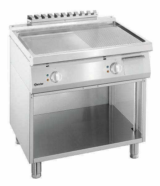 Bartscher bakplaat 700, B800 1/2-1/2, bodem open, 286509